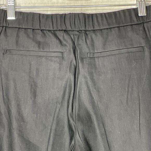 J. Jill Linen Stretch Pull-On Pants Size Small Black Old Money Office Business - Picture 7 of 12